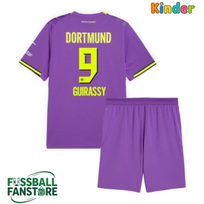 Borussia Dortmund Serhou Guirassy #9 Replik 3rd trikot Kinder 2026-27 Kurzarm (+ Kurze Hosen)